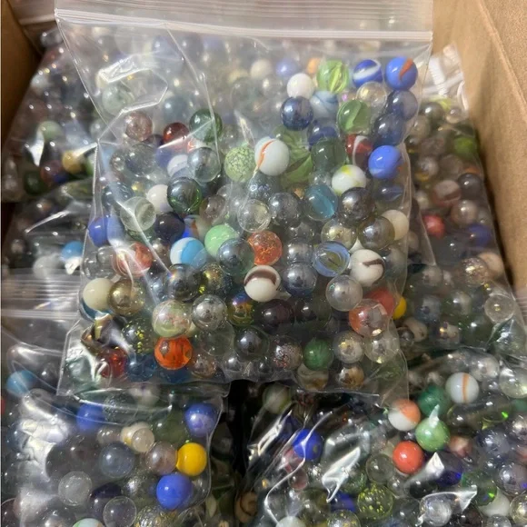 Colorful Glass Marbles Collection - Picture 3 of 5